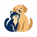 Katt & Hund Logo - Navy